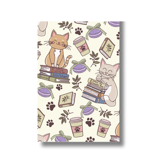General Bookish Magnetic Bookmark - Kitties & Books