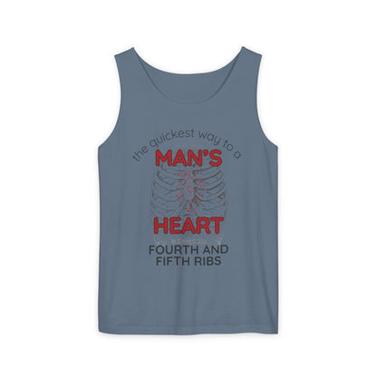 General Bookish Unisex Tank Top - Quickest Way to A Man's Heart