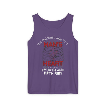 General Bookish Unisex Tank Top - Quickest Way to A Man's Heart