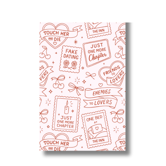 General Bookish Magnetic Bookmark - Romance Tropes