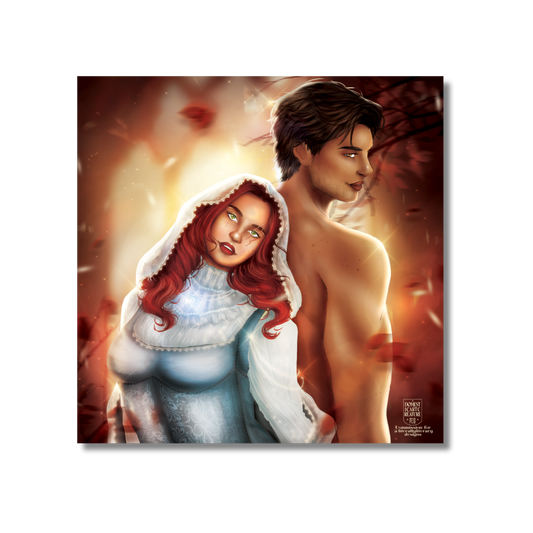 From Blood and Ash Magnetic Bookmark - Poppy & Hawke