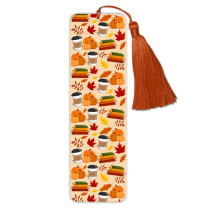 General Bookish Tassel Bookmark - Pumpkins