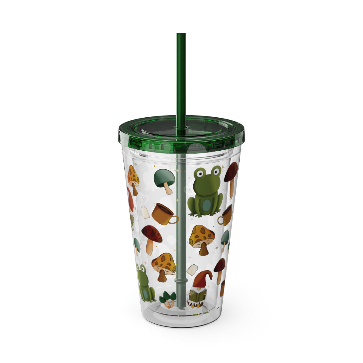 General Bookish Plastic Tumbler - Frog