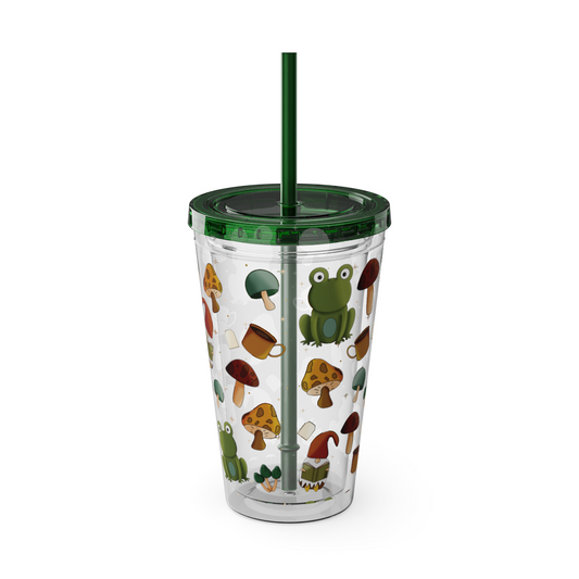 General Bookish Plastic Tumbler - Frog