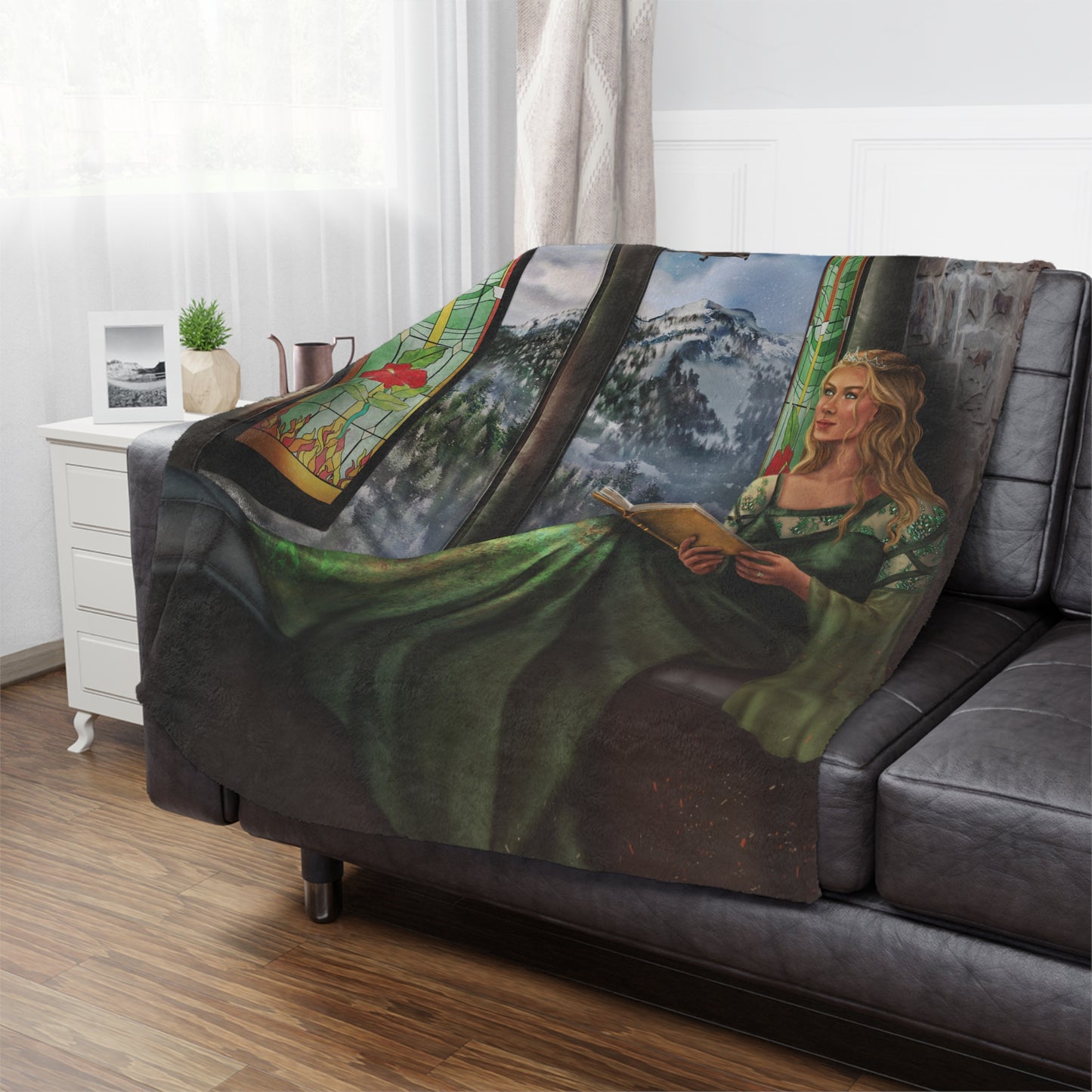 Throne of Glass Minky Blanket - Fireheart's Reading Break