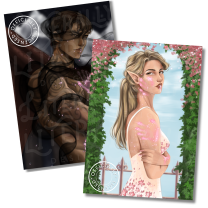 A Court of Thorns and Roses Print - Couples