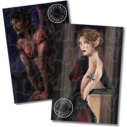 A Court of Thorns and Roses Print - Couples