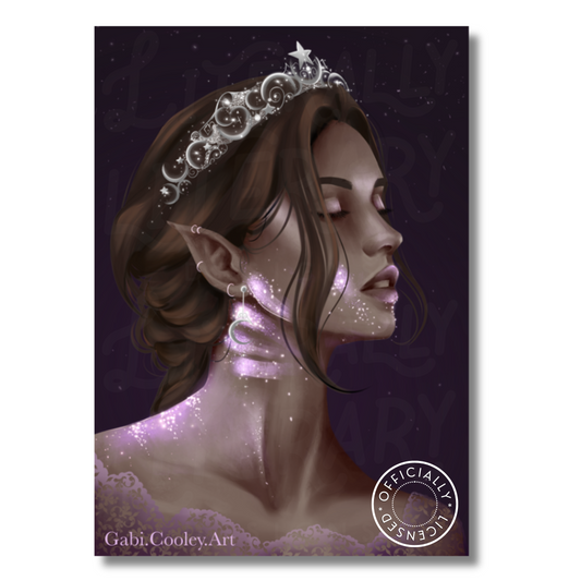 A Court of Thorns and Roses Print - Purple Dusted Caress