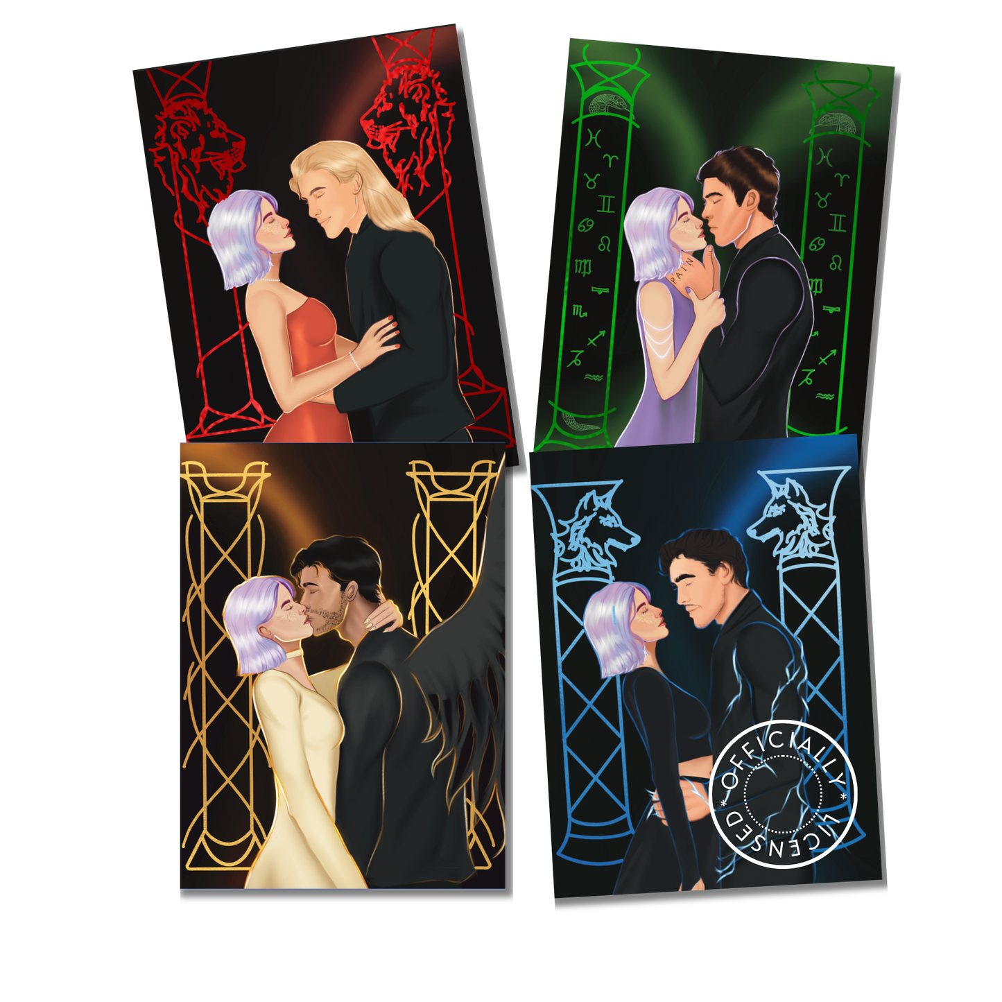 Ruthless Boys of the Zodiac Foiled Print - Couples (Pre-Order)