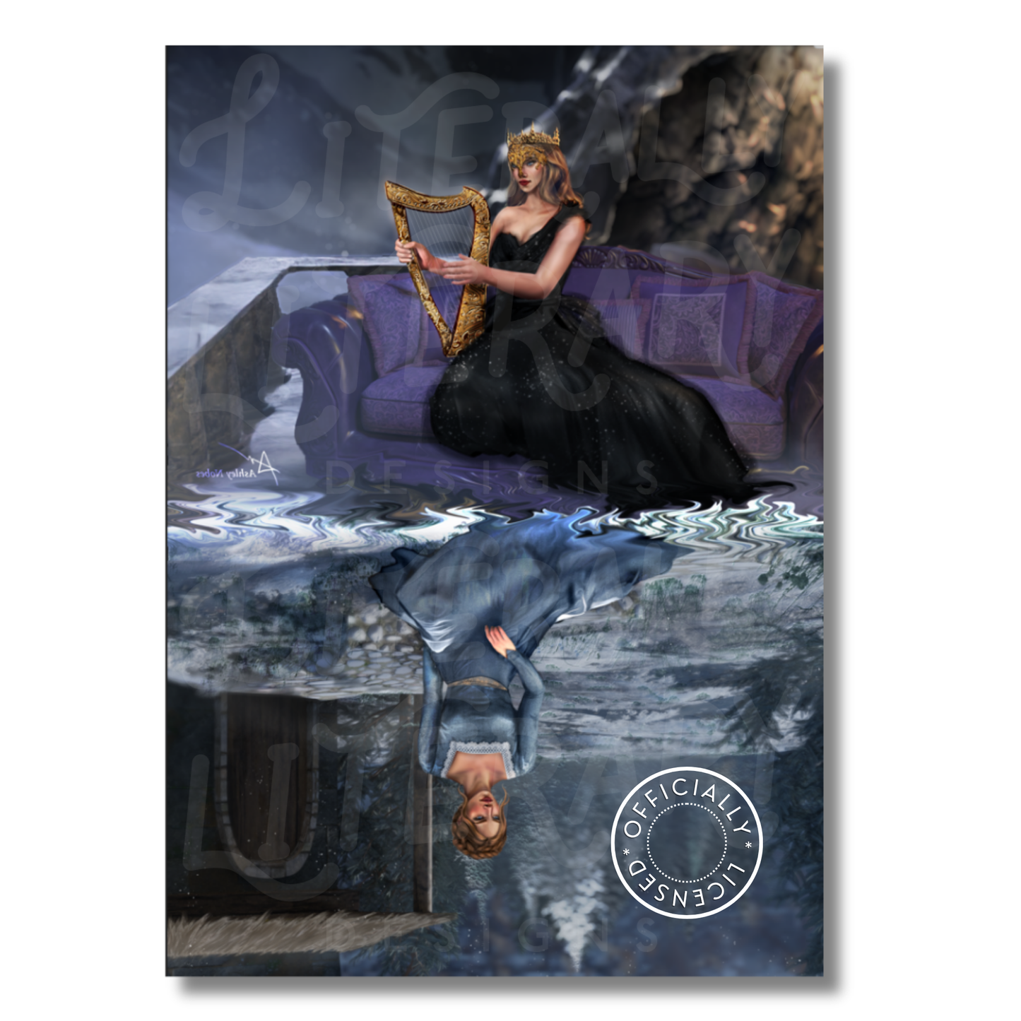 A Court of Thorns and Roses Print - The Oldest Sister & Lady Death