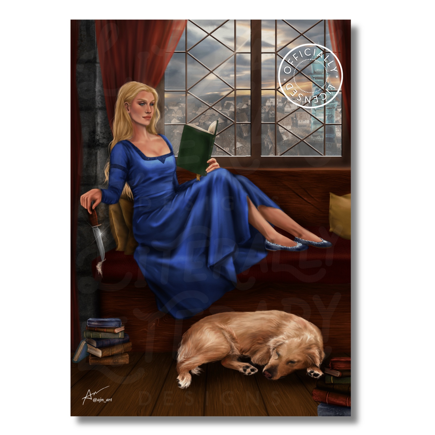 Throne of Glass Print - Assassin's Reading Break