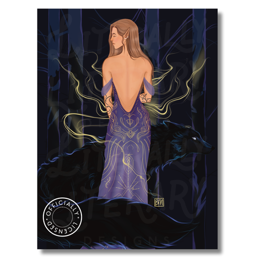 A Court of Thorns and Roses Print - Feyre & Her Water Wolf