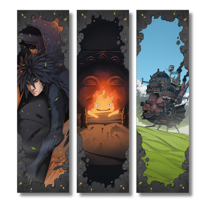 Studio Ghibli Luxury Bookmarks - Howl's Moving Castle