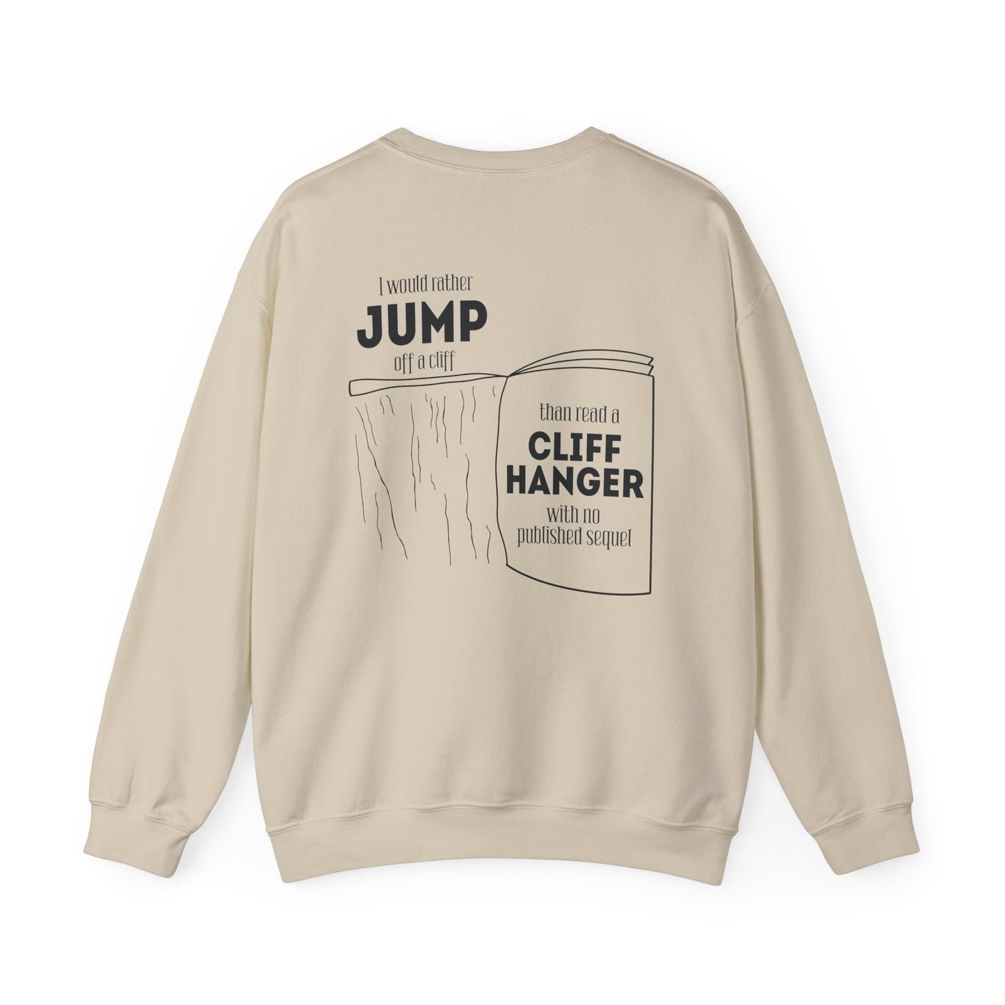 General Bookish Unisex Sweatshirt - Hater of Cliffhangers