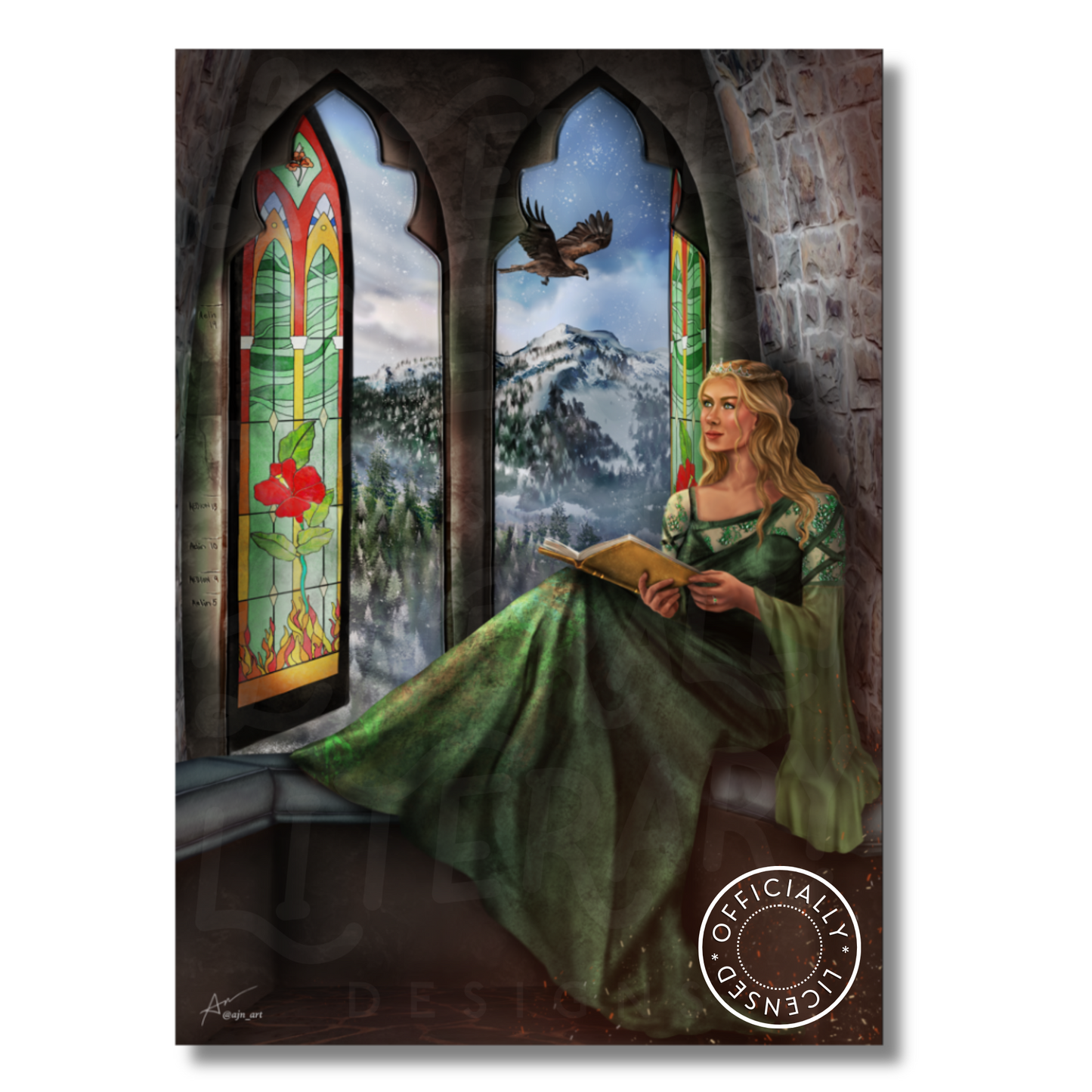 Throne of Glass Print - Fireheart's Reading Break