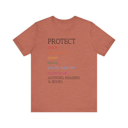 General Bookish Unisex T-Shirt -  Protect BIPOC Books, Authors, & Readers