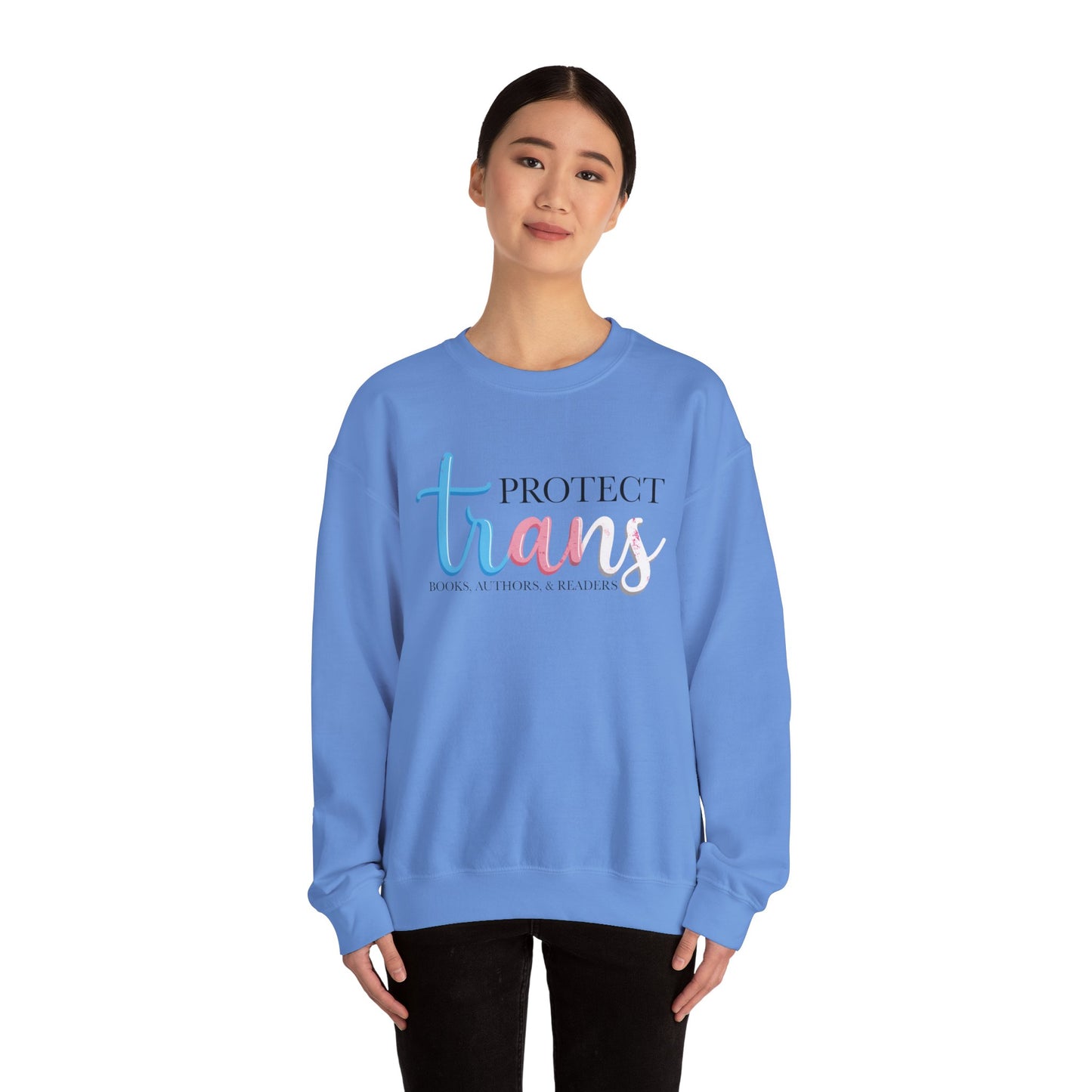 General Bookish Unisex Sweatshirt - Protect Trans Books, Authors, & Readers