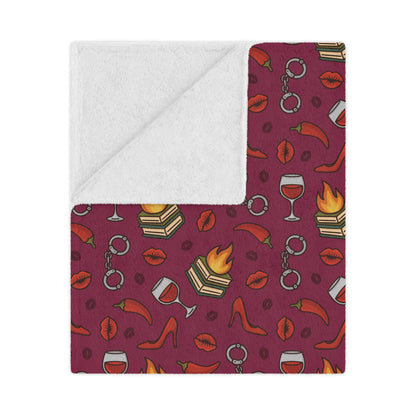 General Bookish Minky Blanket - Spicy Books