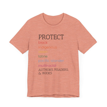 General Bookish Unisex T-Shirt -  Protect BIPOC Books, Authors, & Readers