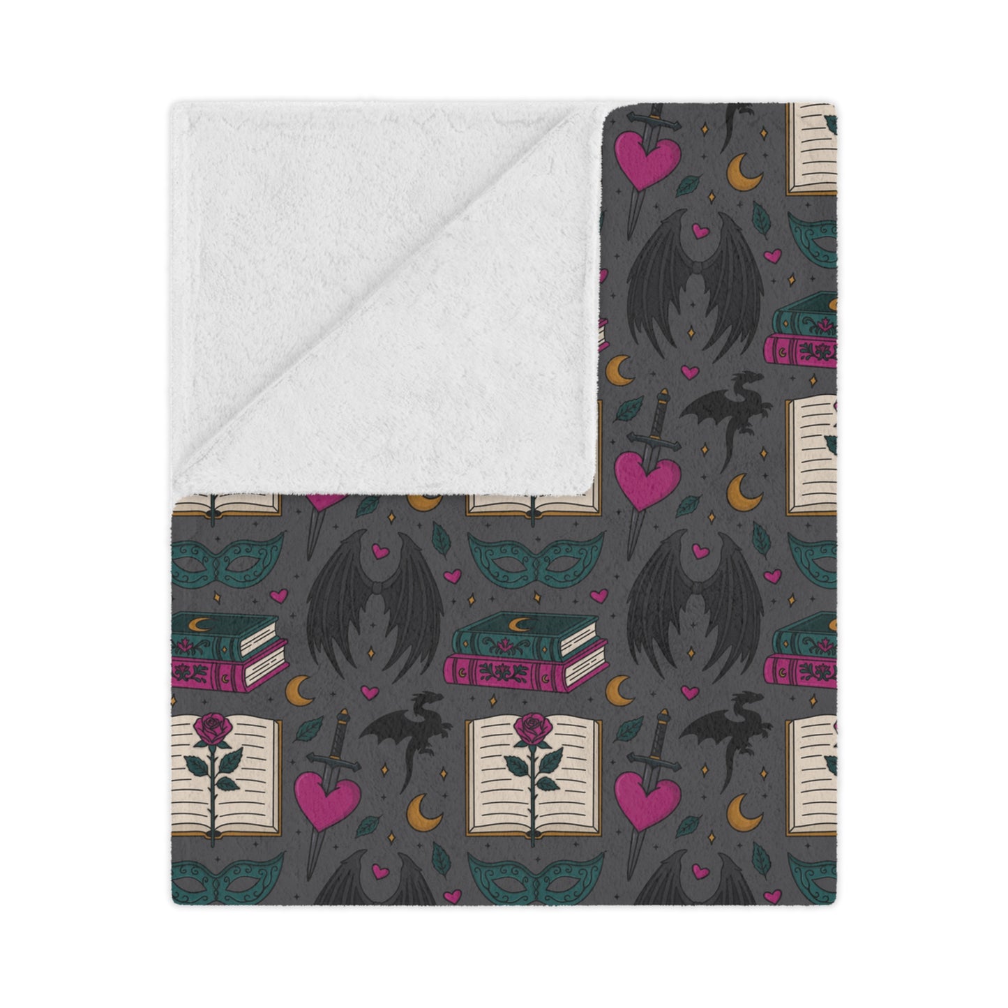 General Bookish Minky Blanket - Romantasy