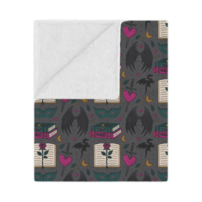 General Bookish Minky Blanket - Romantasy