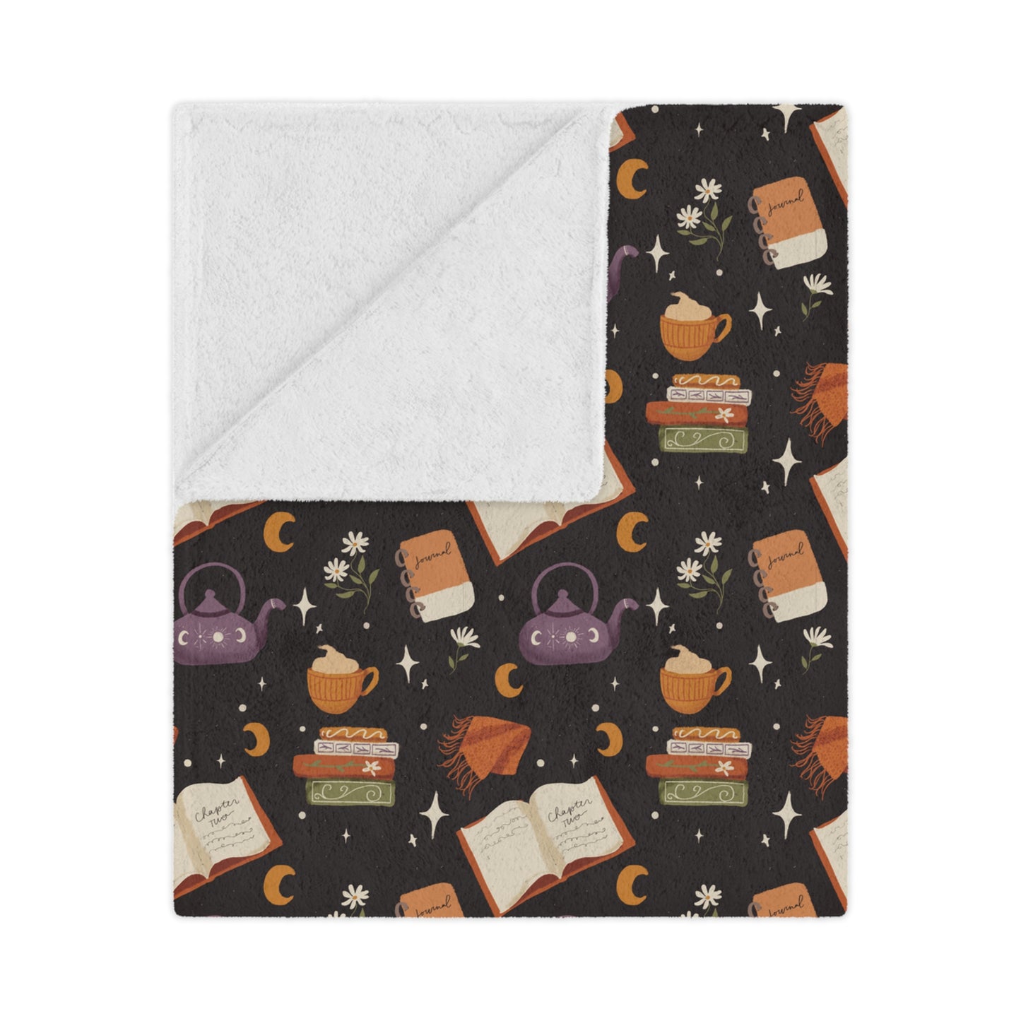 General Bookish Minky Blanket - Cozy Books