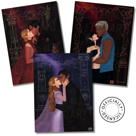 A Court of Thorns and Roses Foiled Print - Couples (Pre-Order)