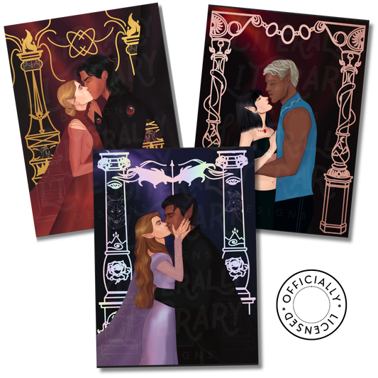 A Court of Thorns and Roses Foiled Print - Couples (Pre-Order)