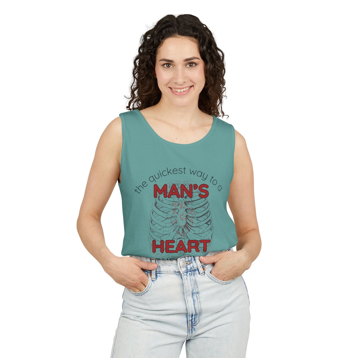 General Bookish Unisex Tank Top - Quickest Way to A Man's Heart