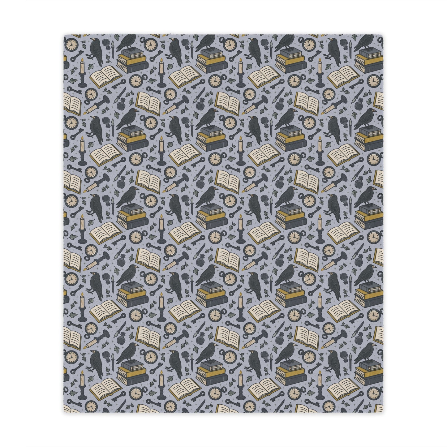 General Bookish Minky Blanket - Academia