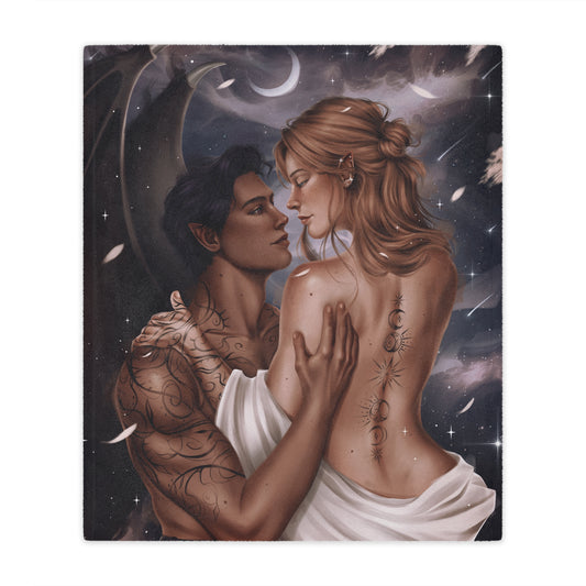 A Court of Thorns and Roses Minky Blanket - The Lovers