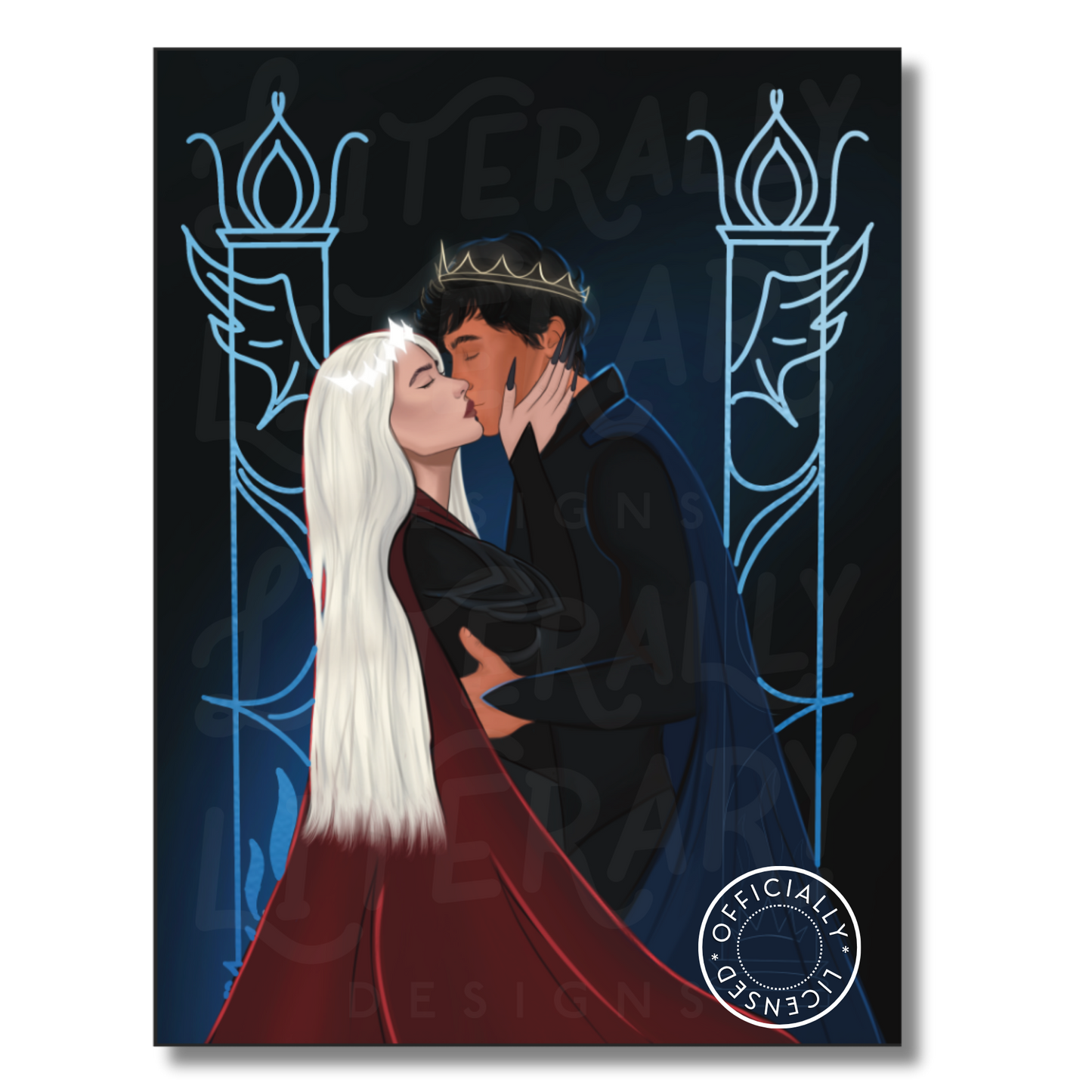 Throne of Glass Foiled Print - Couples (Pre-Order)