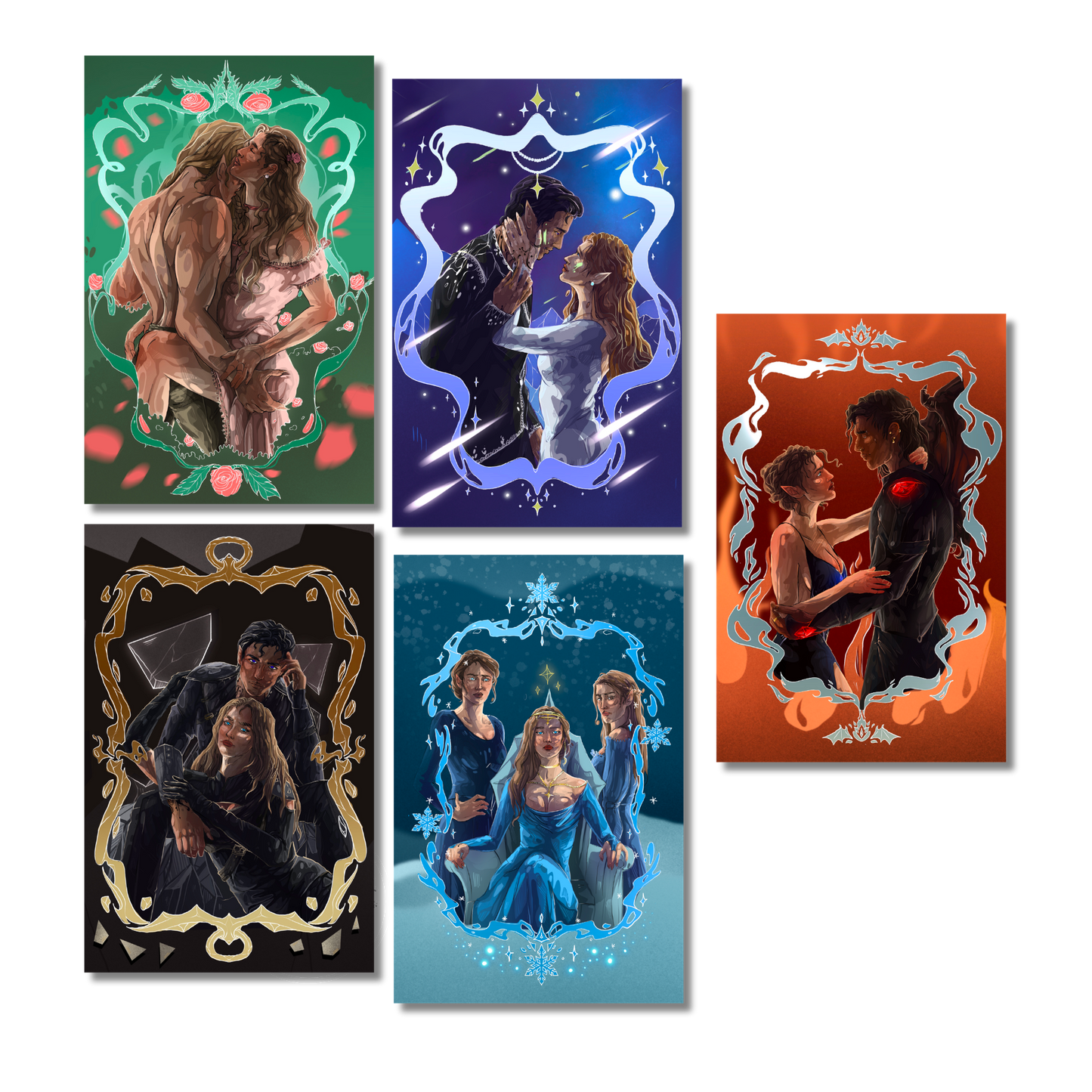 A Court of Thorns and Roses Print Set