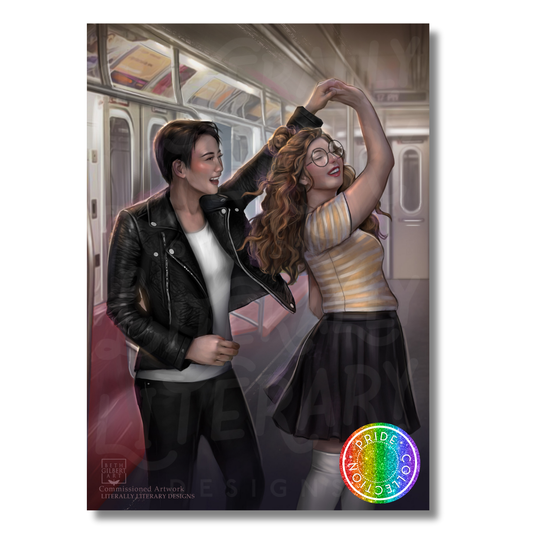 Pride Artwork - Jane and August (One Last Stop)