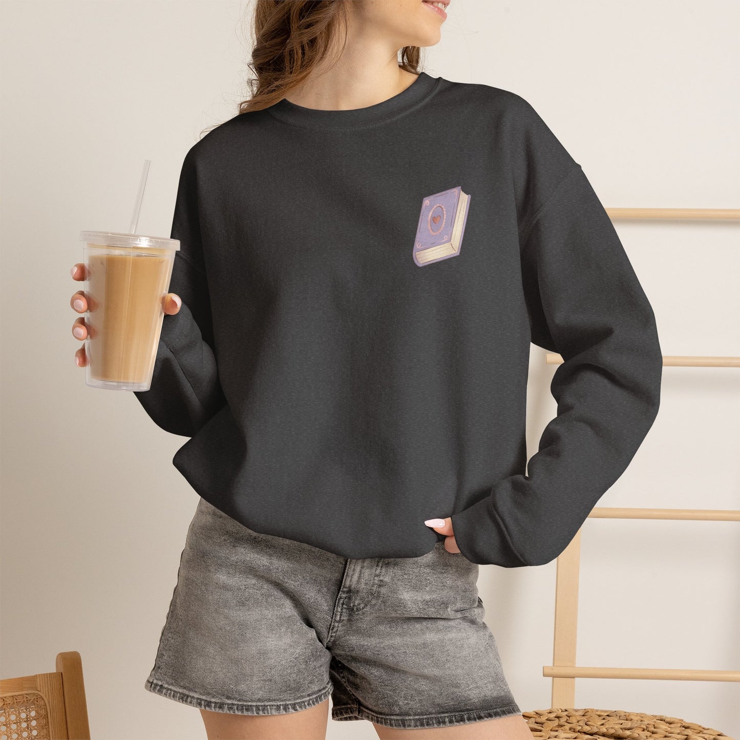 General Bookish Sweatshirt - Everyone Deserves a Love Story (Front & Back Design)