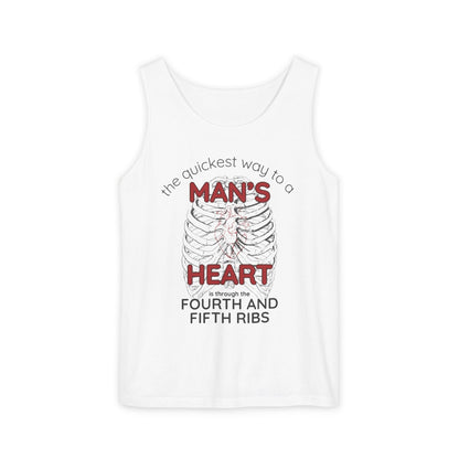 General Bookish Unisex Tank Top - Quickest Way to A Man's Heart