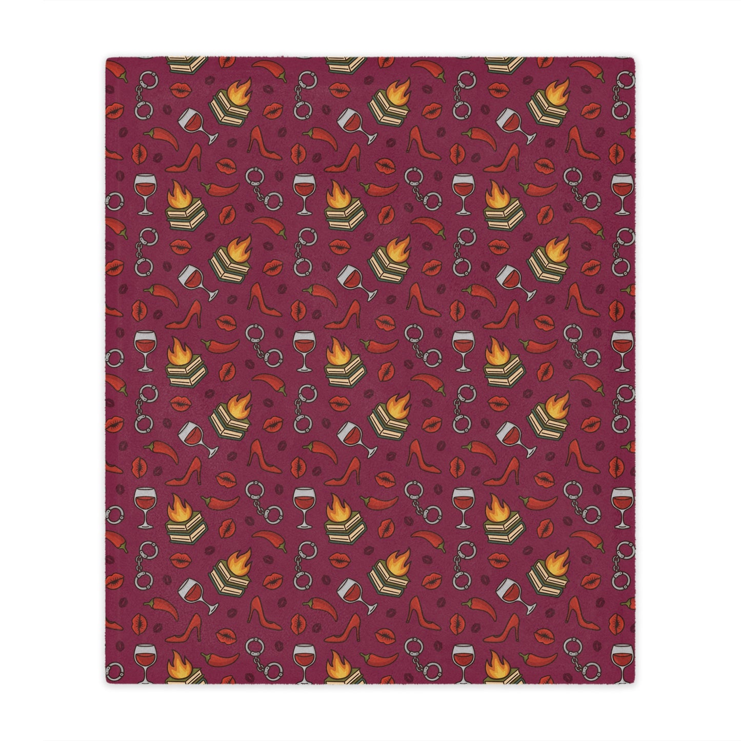 General Bookish Minky Blanket - Spicy Books