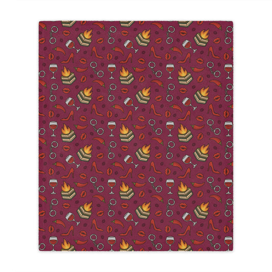 General Bookish Minky Blanket - Spicy Books