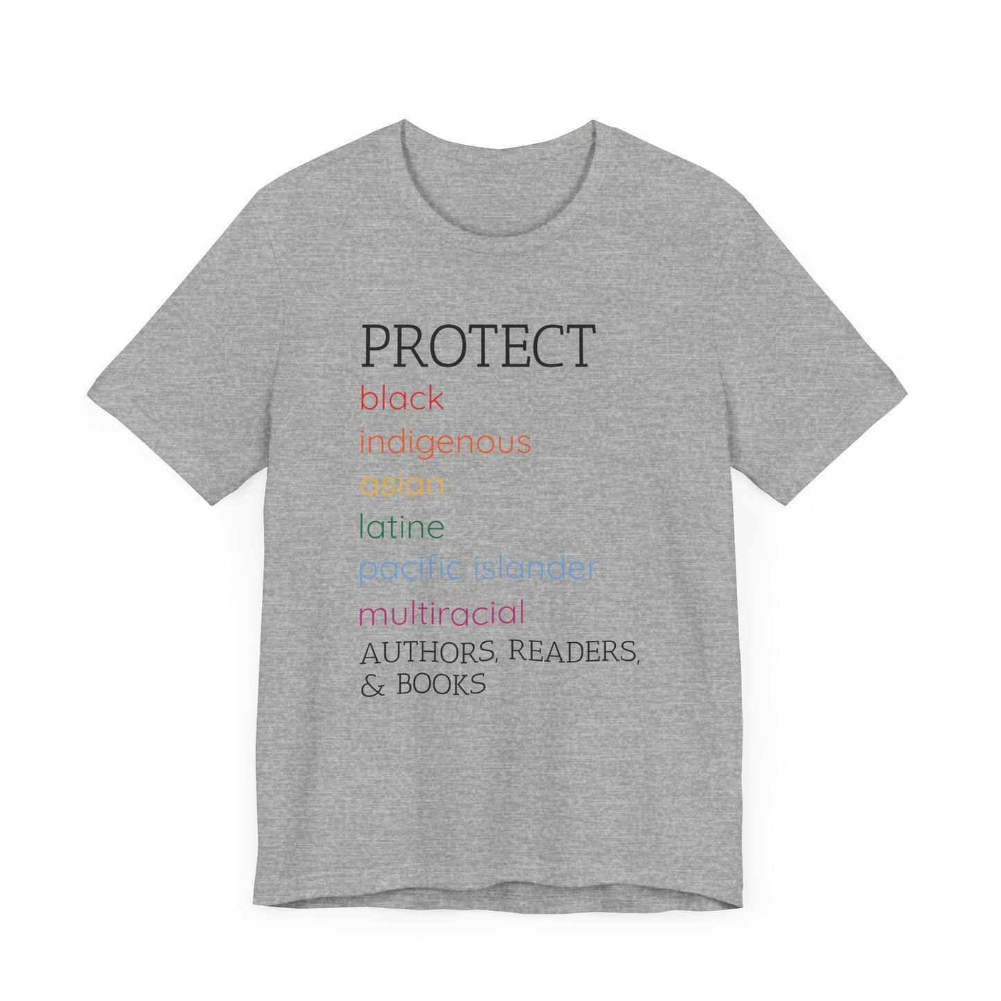 General Bookish Unisex T-Shirt -  Protect BIPOC Books, Authors, & Readers