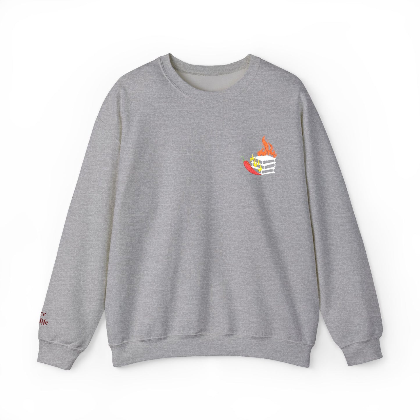 General Bookish Embroidered Unisex Crewneck - Spice for Life