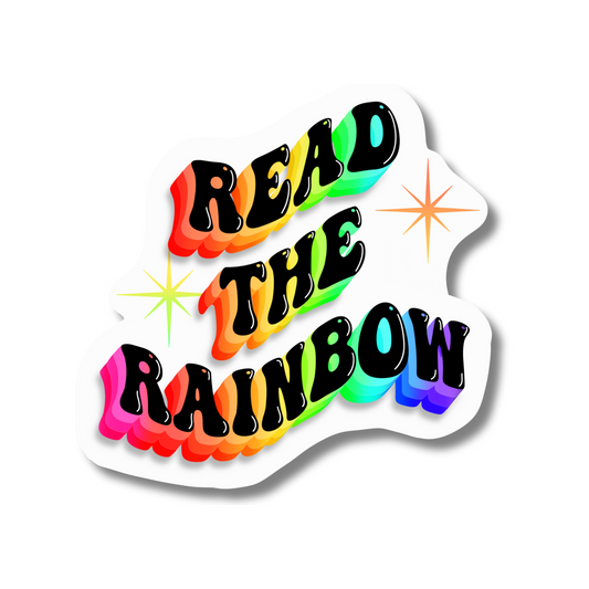General Bookish Sticker - Read the Rainbow