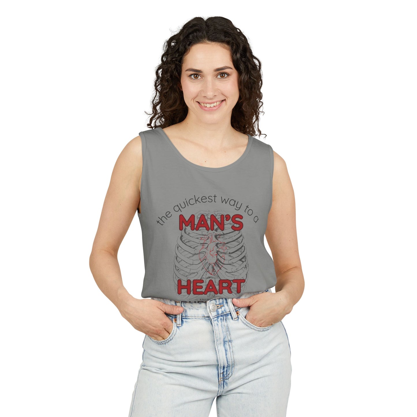 General Bookish Unisex Tank Top - Quickest Way to A Man's Heart
