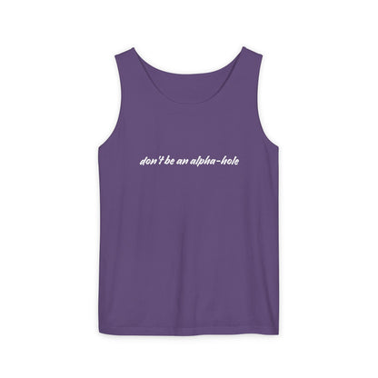 Crescent City Unisex Tank Top - Don't Be an Alpha-Hole
