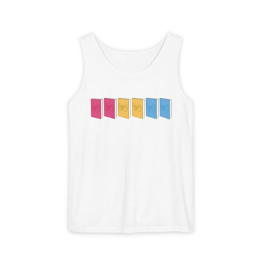 General Bookish Unisex Tank Top - Pansexual Books