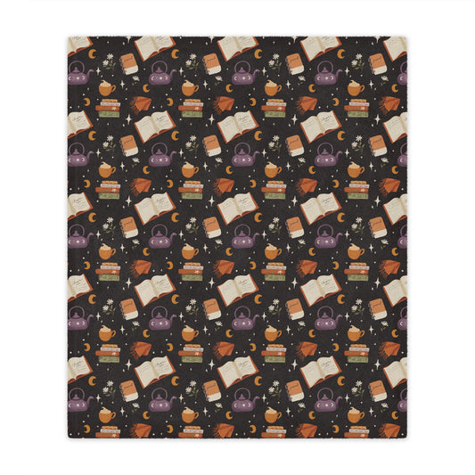 General Bookish Minky Blanket - Cozy Books