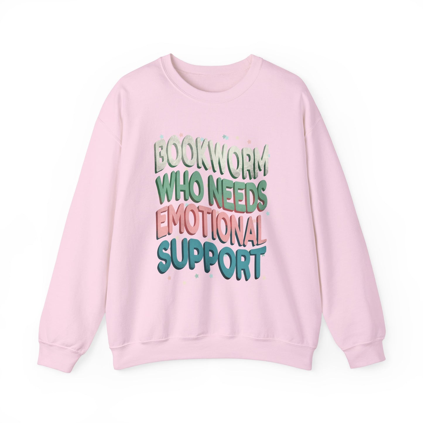 General Bookish Unisex Sweatshirt - Bookworm Who Needs Emotional Support