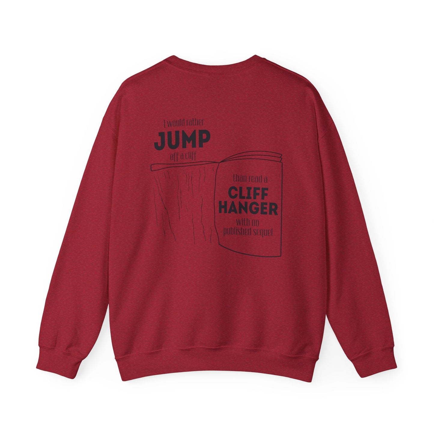 General Bookish Unisex Sweatshirt - Hater of Cliffhangers