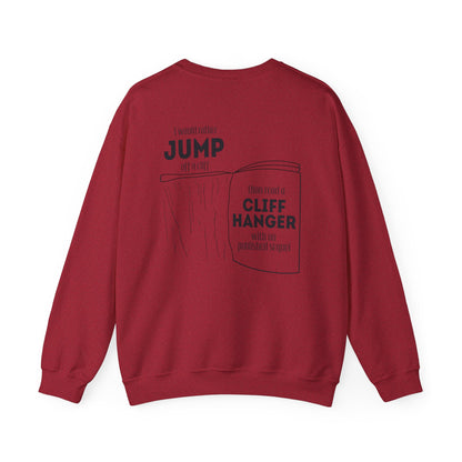 General Bookish Unisex Sweatshirt - Hater of Cliffhangers