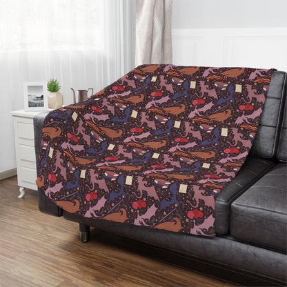 General Bookish Minky Blanket - Dragons