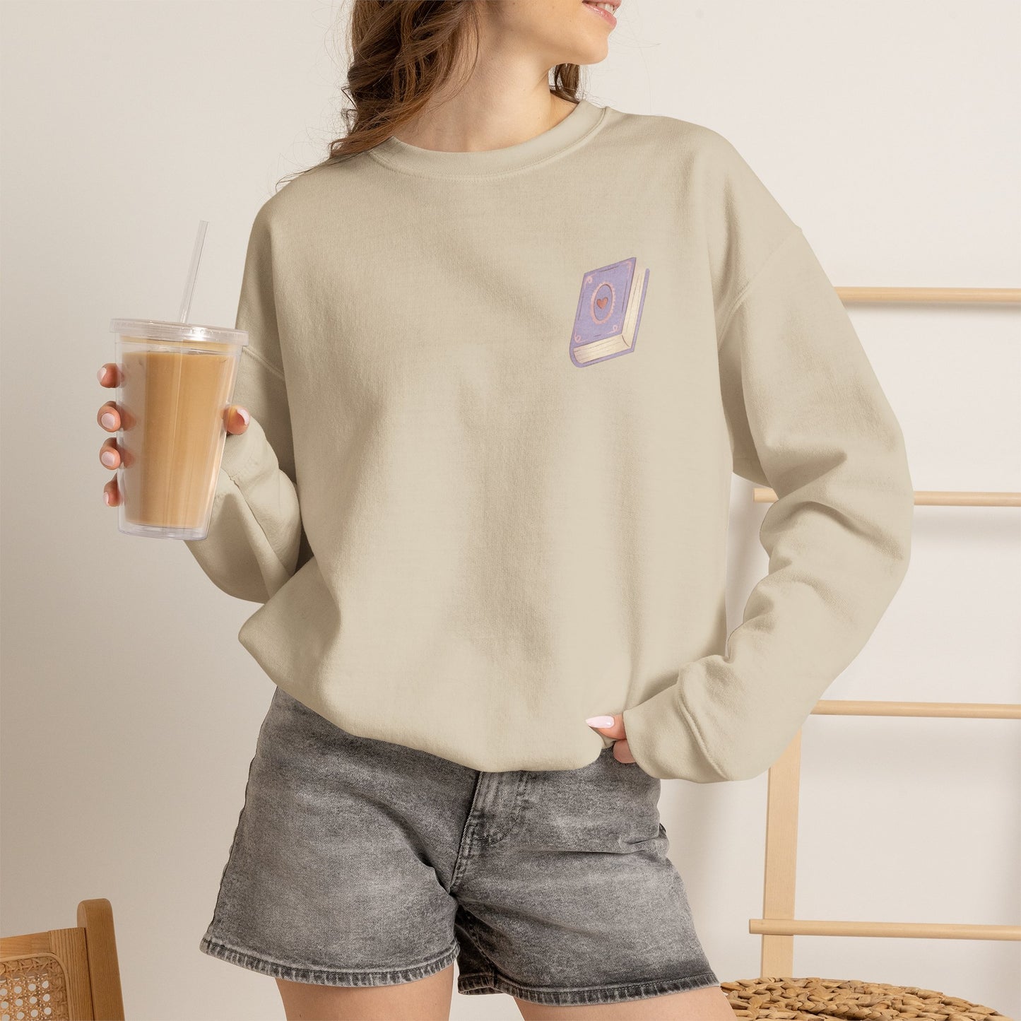 General Bookish Sweatshirt - Everyone Deserves a Love Story (Front & Back Design)